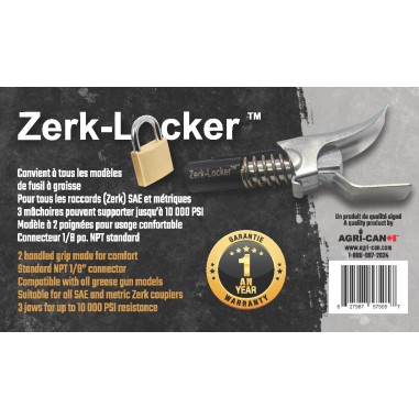 Grease Quick Coupler - Zerk-Locker®