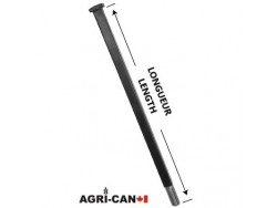 Essieu de herse 1-1/8'' carré