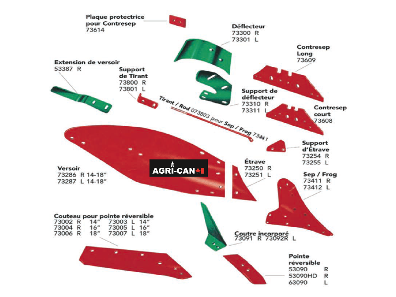 Kverneland Landside protector (No. 6-8)