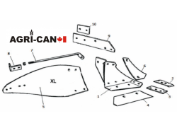 Versoir gauche Kongskilde XL 2