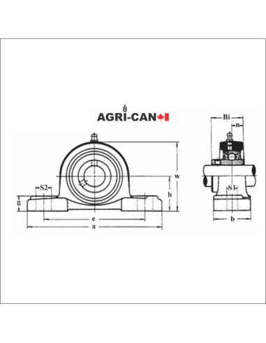 Roulements à Billes Montés sur Paliers à Semelle