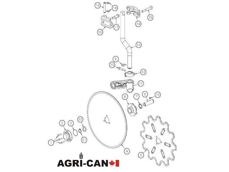 Washer for Kverneland Hub 60624-60609