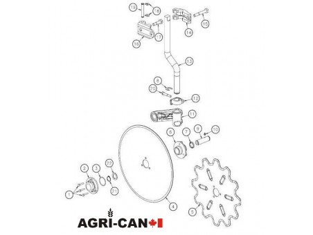 Kverneland Coulter Hub Bolts - 3/pack