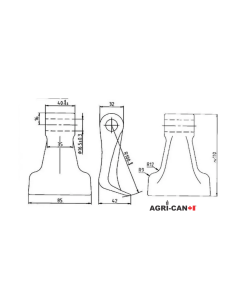 Hammer Flail for Maschio, Berti, Orsi, and many others 2