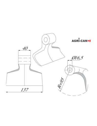 Marteau broyeur pour Maschio, Berti,...