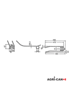 Dent de râteau Kuhn - Série GA et GM 2