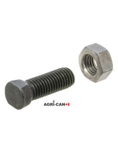 7/16'' X 1½'' - Boulons à tête clipsée avec écrous (Pqt... 2