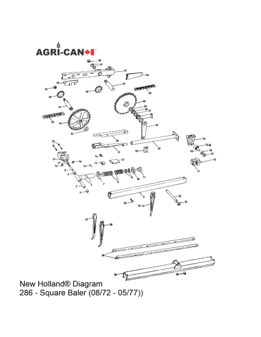 Finger Bar - New Holland® Baler