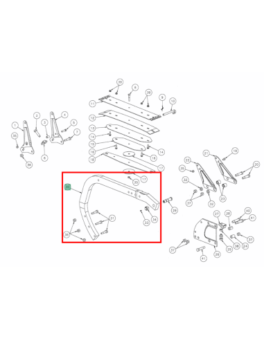 Bras Kverneland 700mm A133586894