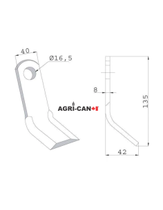 Couteau articulé pour Kuhn, Nobili, Orsi, Vogel & Noot,... 2