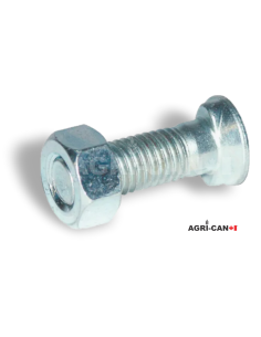 M11X35 - Boulon de charrue à 2 ergots ovals (Pqt de 10)