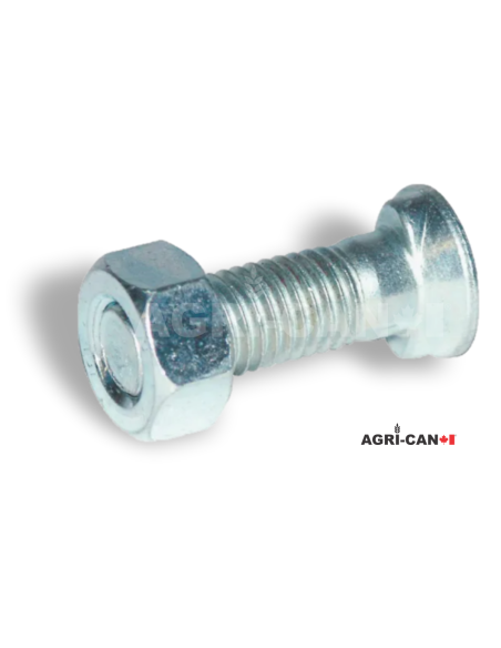 M11X35 Double Oval Nib Plow Bolt (10 pack)