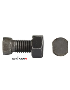 1/2'' X 40mm - Boulons à tête clipsée avec écrous (Pqt de...
