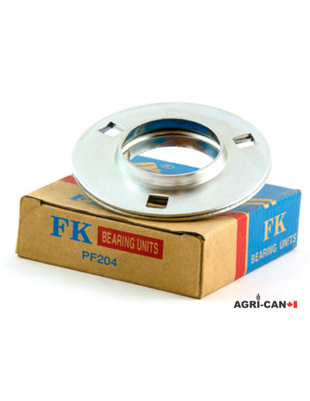 PF204 - Flangettes 3 trous pour roulement à palier