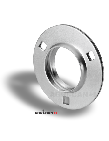 PF207 - Pressed Steel 3-Bolt Flangette