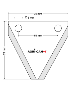 Couteau de désileuse – Teagle® Tomahawk™ et Kverneland® -... 2