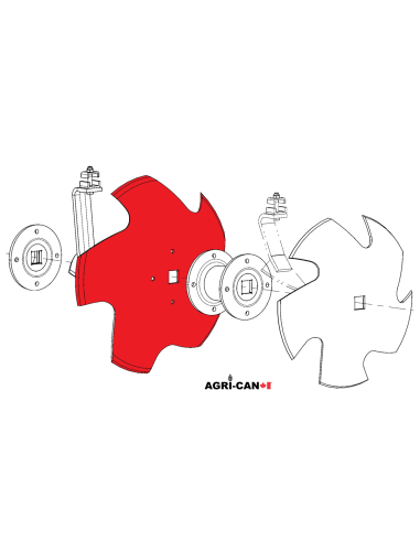 32in Disc - Mounted Disc Harrow - RH