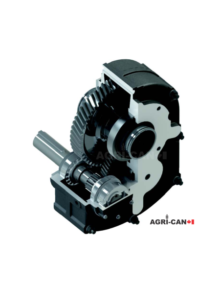 SMR Shaft Mount Gear Speed Reducer 15:1 - Size 2