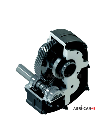 SMR Shaft Mount Gear Speed Reducer 25:1 - Size 5