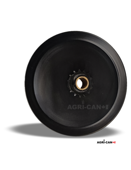 Pulley / Sprocket assembly for hay bale elevator