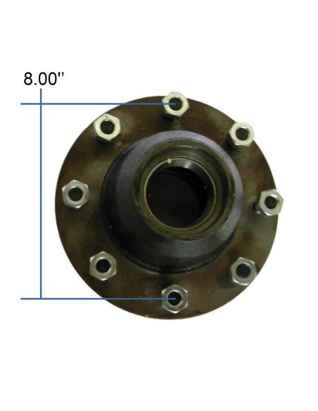 Moyeu 8 trous - 8000lbs Agricole uniquement