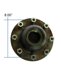 Complete Hub 8 holes - 8000lbs  Agriculture 2