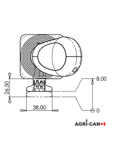 Manette universelle pour tracteur (Joystick) -...