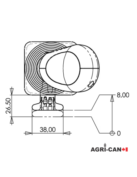 Universal joystick for tractor - Stoll 1433390