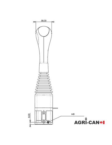 Universal Joystick Handle - M14X1.5