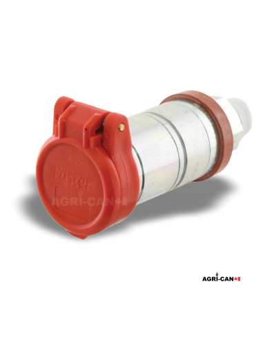 Couvercle antipoussière automatique - Rouge