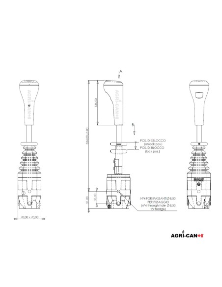 Heavy-Duty Joystick for Tractor
