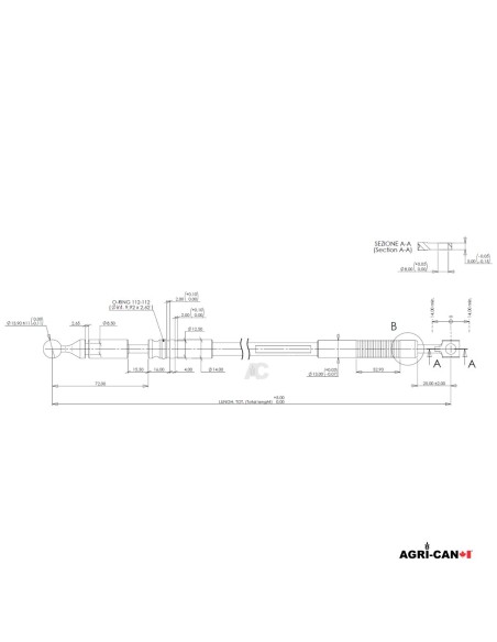 Joystick Cable for ALÖ Quicke - 1600mm (63")