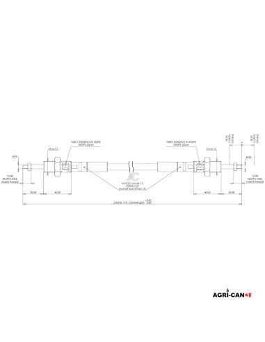 Universal Joystick Cable M6 - 2000mm (79")