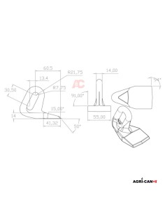 Marteau broyeur pour Bomford, Twose et McConnel 2