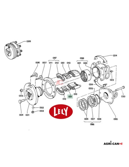 Goupilles de cisaillement automatique OEM Lely - 10/Pqt