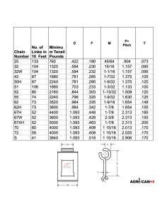 Steel Detachable Chain No.62 - 10'/Pack 2
