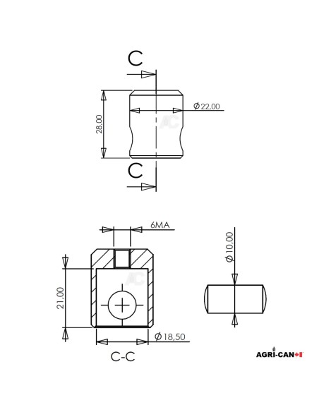 Kit de montage pour câble sur valve – Walvoil / Dura / Stoll / Mailleux (SD 10/11/14 -SDS150)
