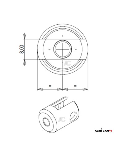 Chape pour câble sur valve – Stoll / Walvoil /...