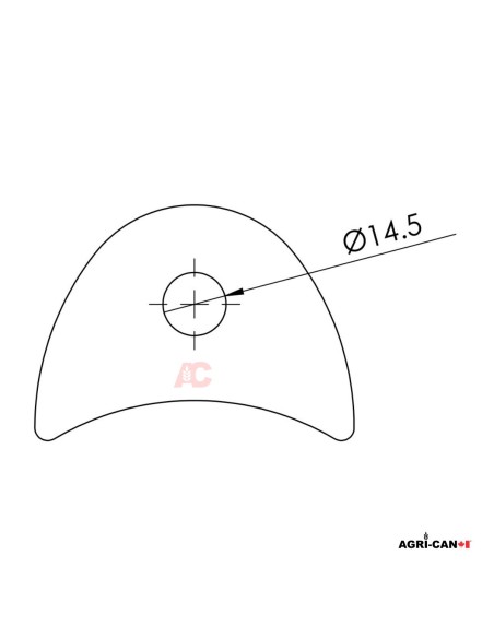 Chape ronde OEM Noremat, Lagarde, SMA - 100650
