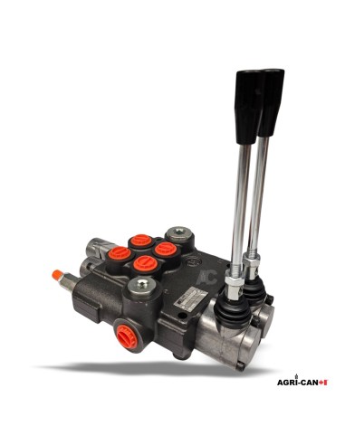 2-Section Hydraulic Monoblock Valve with Float-...