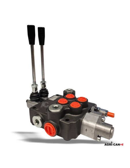 2-Section Hydraulic Monoblock Valve with Float- 50 L/min. - SD5