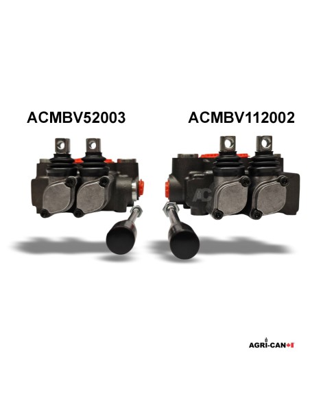 2-Section Hydraulic Monoblock Valve with Float- 50 L/min. - SD5